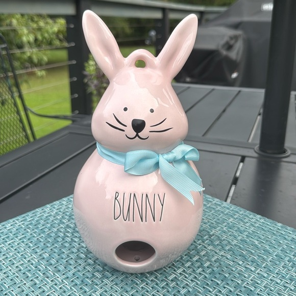 Rae Dunn Other - Rae Dunn Pink Bunny Birdhouse